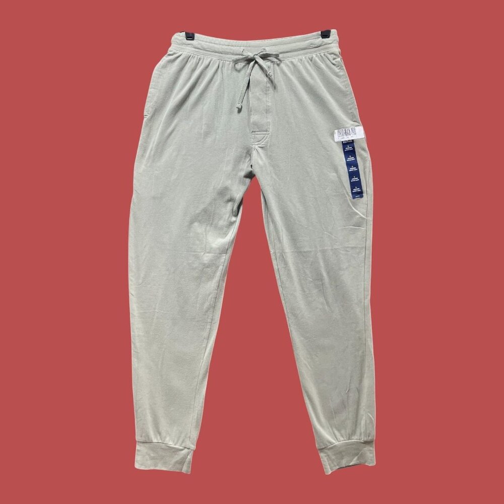 Stanford - Men's Super Soft Sleep Jogger Pants - Light Green - Small